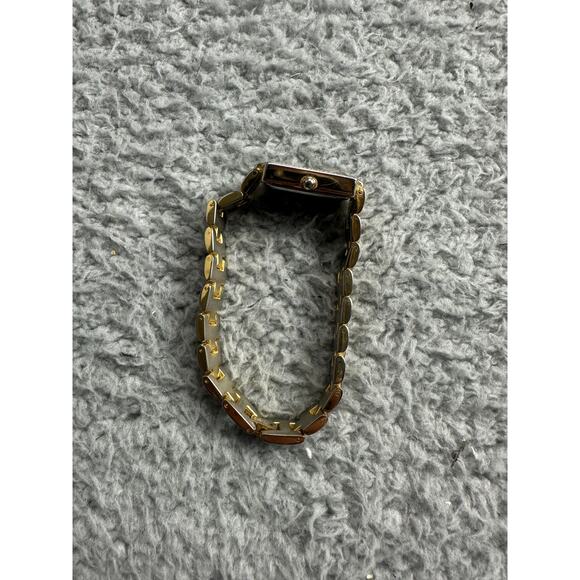 EJ Gold Tone Rhinestone Quartz Women's Wrist Watch Bracelet Band - Picture 8 of 9